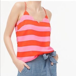 Brand new J crew scallop top. Size 4